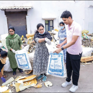 MCC clears 83 tonnes of waste on C.V. Road