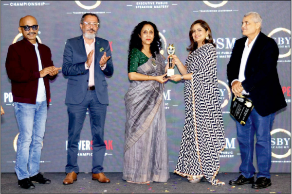 City’s Raksha R. Karpoor wins PowerSpeak Championship