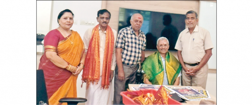 Pharmacist N. Raghavan feted