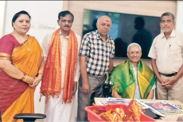 Pharmacist N. Raghavan feted