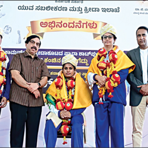 K.S. Shilpa gets rousing welcome in Bengaluru