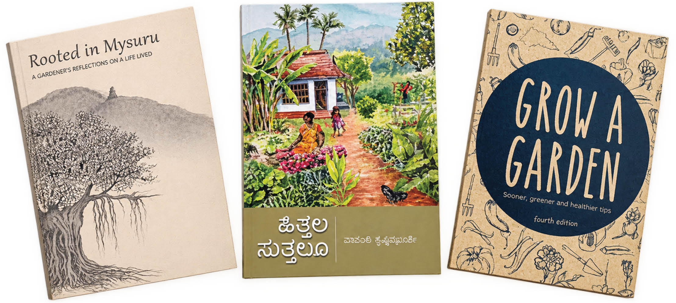 Launch of 3 books on Gardens, Trees and Our Living World