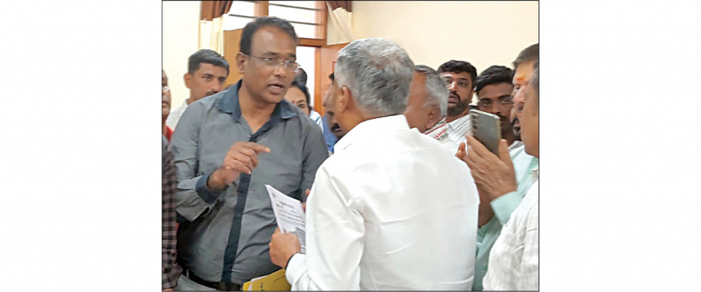 Union Minister V. Somanna assures to protect Yadavagiri Govt. School