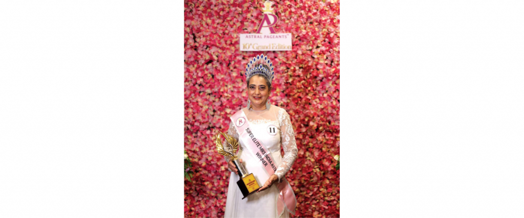 Crowned ‘Super Elite Mrs. India Astral 2026’