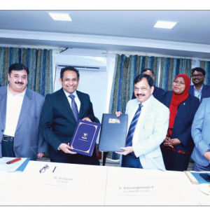 JSS AHER signs MoU with Villa College, Maldives