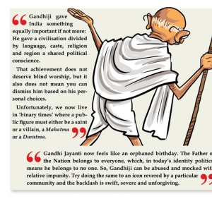 Critiquing Gandhi but Ignoring Gandhism