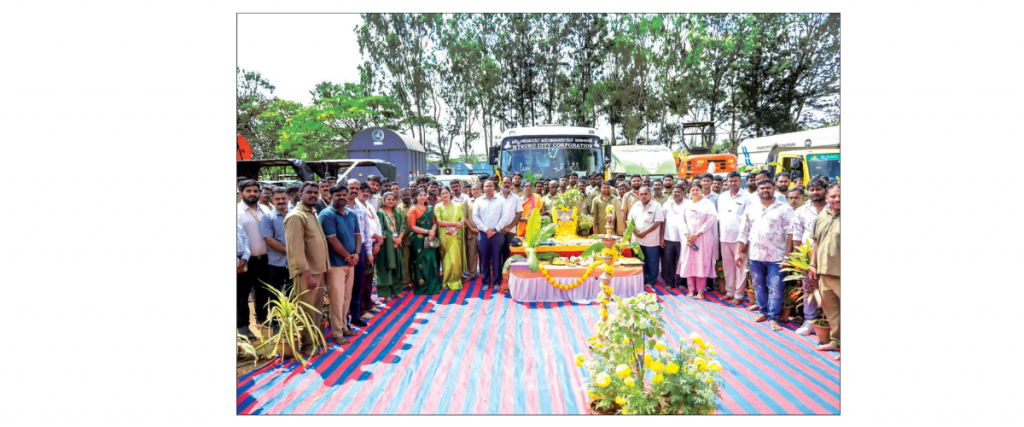 ‘Ayudha Puja’ performed to MCC vehicles
