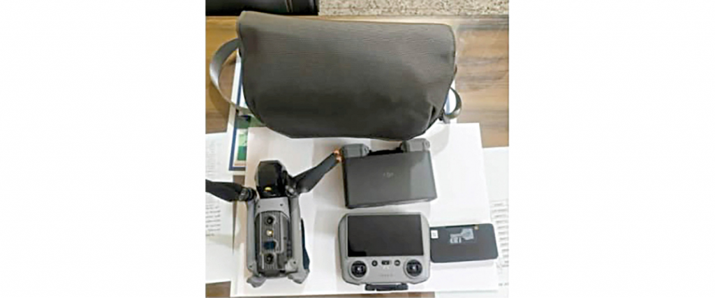 Cops seize illegal drone, issue notice to owner