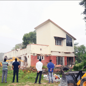 House bulldozed