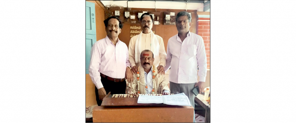 Noted Harmonium Master Mysore Nagendra Prasad felicitated