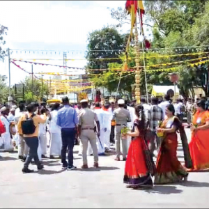 Nandi Dhwaja pole snaps  