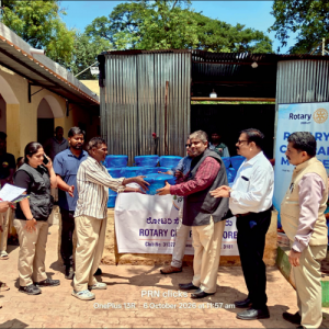 Rotary Central donates cooking vessels to 52 Mahouts and Kavadis