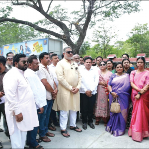 MLA Sait opens white-topped National Highway stretch