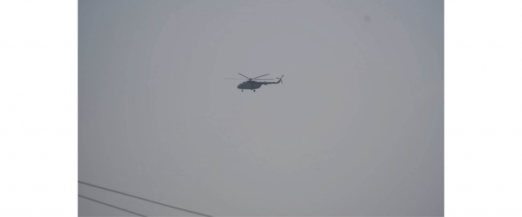 IAF helicopter surveys Dasara Air Show venue