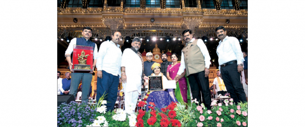 CM confers ‘Rajya Sangeetha Vidwan’ award on Dr. Mysore Nagamani Srinath