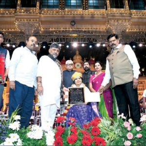 CM confers ‘Rajya Sangeetha Vidwan’ award on Dr. Mysore Nagamani Srinath