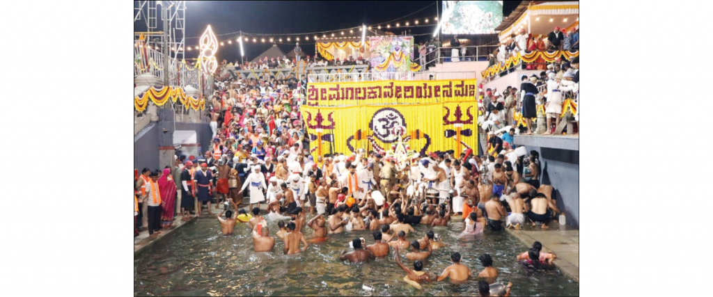 Thousands witness sacred ‘Cauvery Theerthodbhava’ 