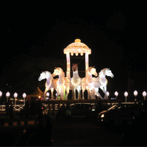 Krishnarjuna Chariot replica at Millennium Circle 