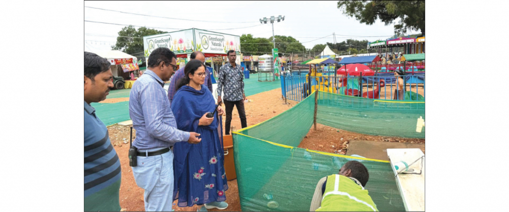 MCC Commissioner inspects Aahara Mela