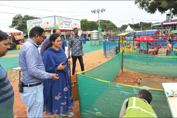 MCC Commissioner inspects Aahara Mela
