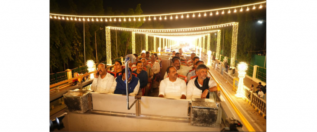DKS on Dasara illumination tour