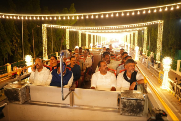 DKS on Dasara illumination tour