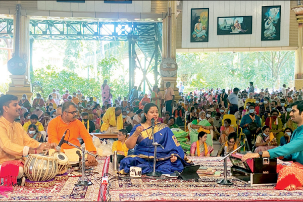 Navaratri concert at Ashram