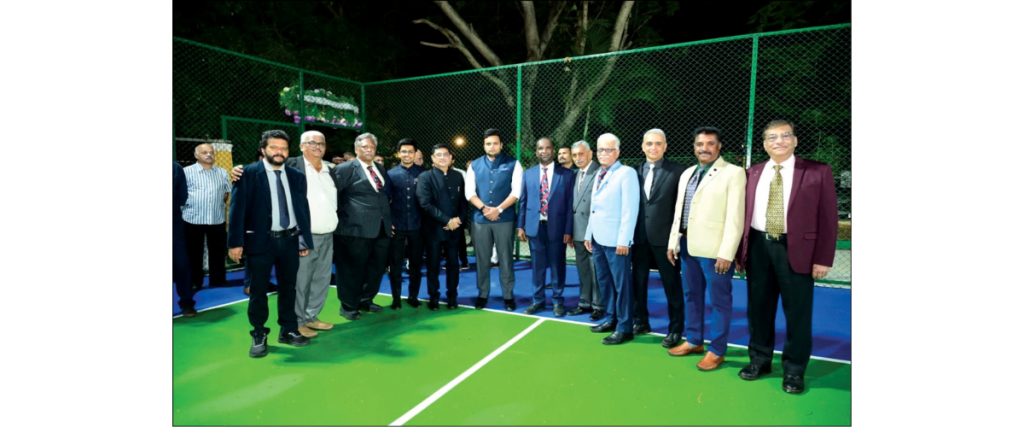 Yaduveer inaugurates new pickleball court