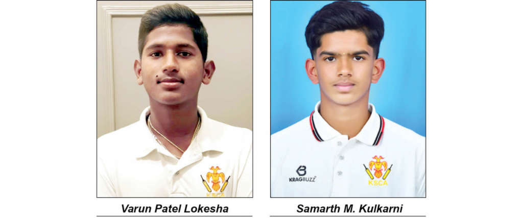 City’s Varun, Samarth selected for U-19 Karnataka Men’s team